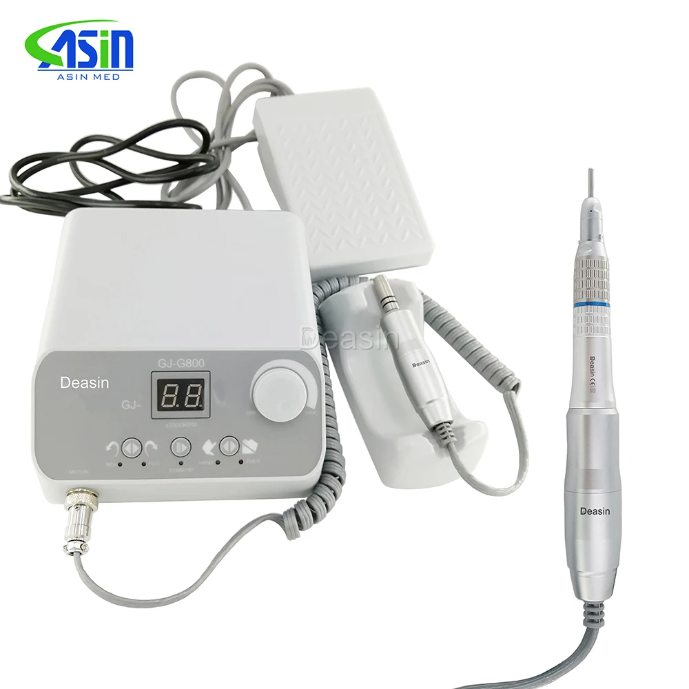 50,000 RPM Non-Carbon Brushless Dental Micromotor nail Pedicure Polishing Unit with E type Straight Handnpiece Dentistry Tools