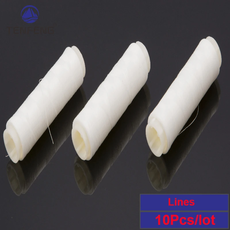 

10 Pcs Invisible PJ Nylon High Tensile Elastic Thread Spool Polyester Bait Floating Line Sea Fishing Lure Tackle Accessories