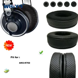 New upgrade Replacement Ear Pads for AKG-K702 Headset Parts Leather Cushion Velvet Earmuff Headset Sleeve