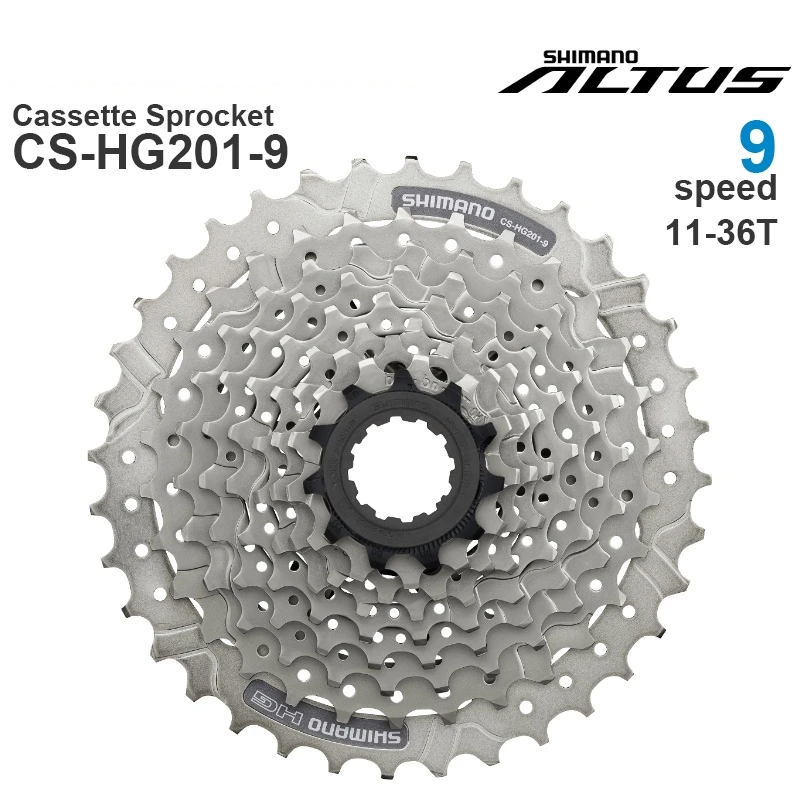 SHIMANO ALTUS M2000 CS-HG201-9v Cassette Sprocket - 9-Speed - HYPERGLIDE - 11-32T 11-34T 11-36T for MTB Original parts