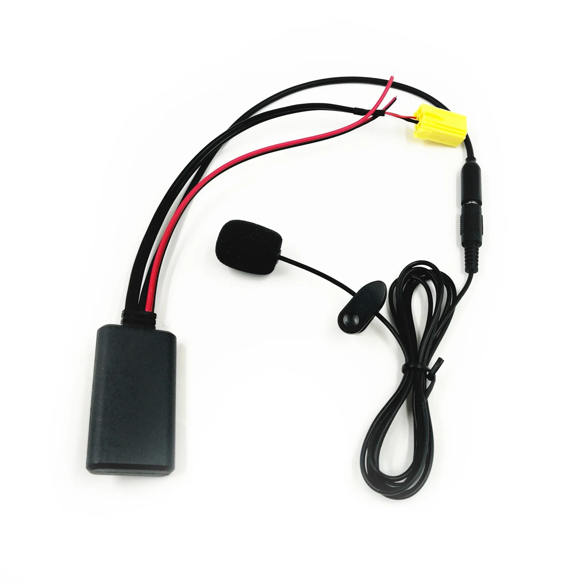 

150/300CM Bluetooth 5.0 AUX IN Mp3 Wire Cable Handsfree Microphone Adapter For FIAT 500 Grande Punto Panda Croma ALFA 159 Smart