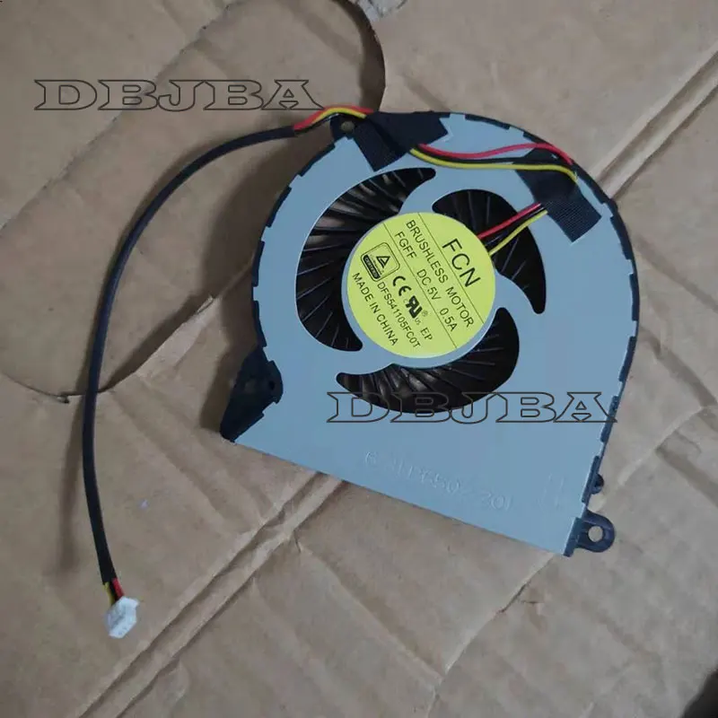 For FCN DFS541105FC0T FGFF 6-31-P6502-201 DC 5V 0.5A 3-wire Server Laptop Cooler Fan