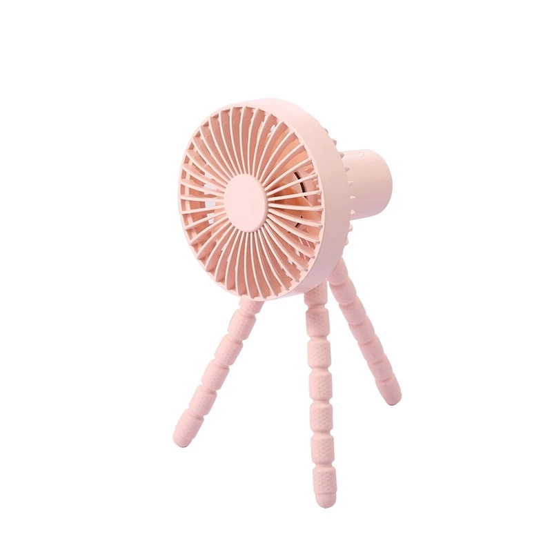 Handheld Mini Portable Electric Fan Hanging Octopus Shape Cooling Fan USB Outdoor Baby Stroller Desktop Adjustable Fan Cooler