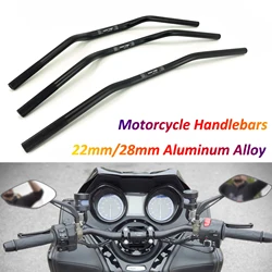 Motorrad Lenker 22mm 28mm CNC Aluminium Eloxieren Lenkrad für Honda Kawasaki Yamaha Suzuki Benelli Triumph Aprilia