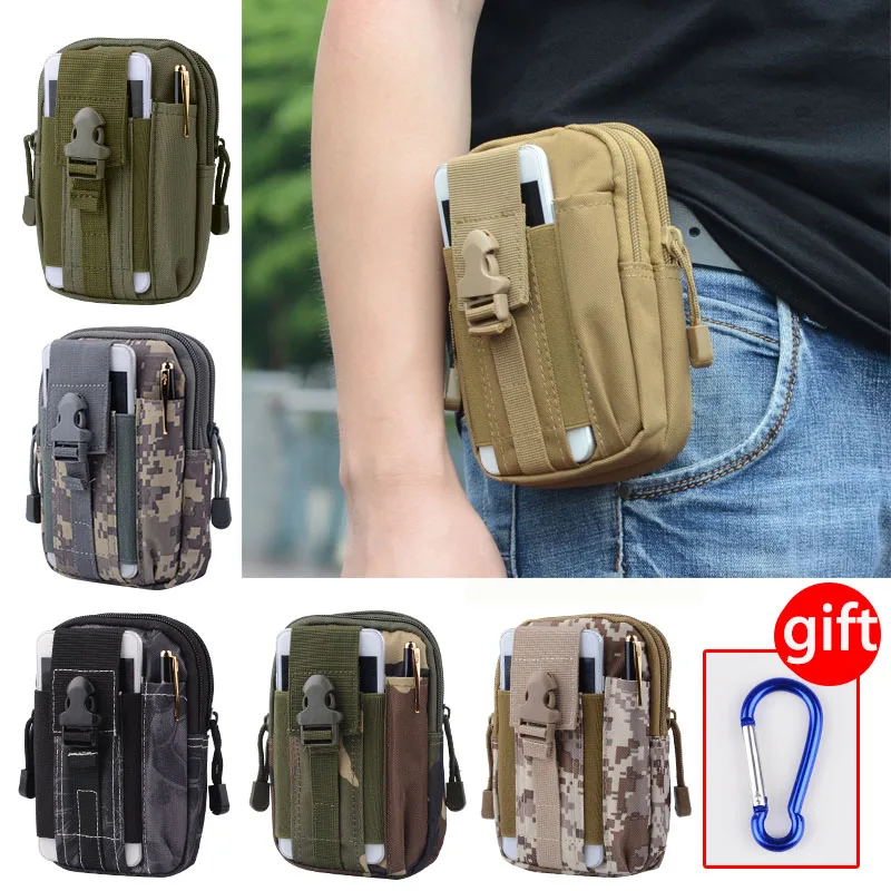 Molle waist Bag Case Outdoor Tactical for huawei mate 20 P30 P20 p smart nova 6 4 5 honor 20 10 9x 8x 8A 7a 7c magic 2 phone bag