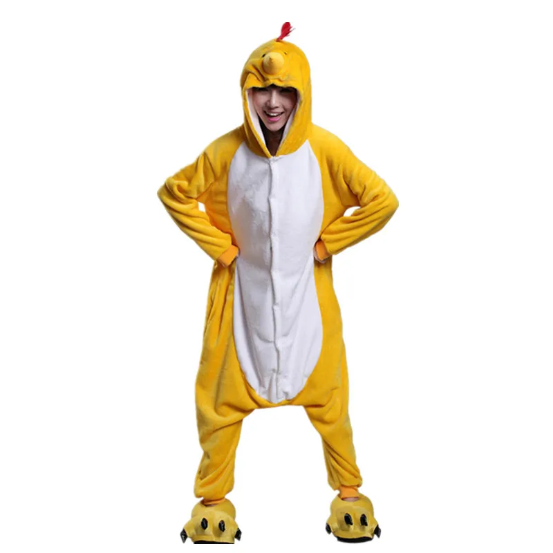 Phụ Nữ Động Vật Onesies Bộ Đồ Ngủ Rắn Chuột Ngựa Vằn Gà Con Ngựa Rồng Chó Hổ Con Heo Khỉ Thỏ Kigurumi Nữ Homewear Cho mùa Đông