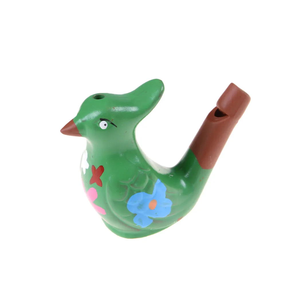 Coloured Drawing Water Bird Whistle Bathtime Musical Toy for Kid Early Learning Educational Children Gift Toy Musical Instrument