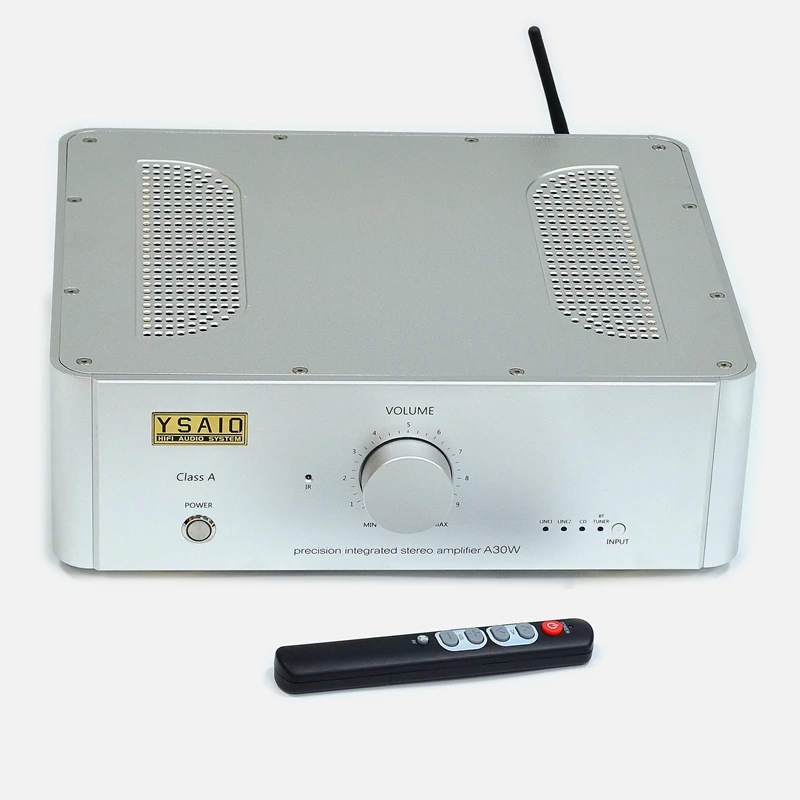 

A30W pure Class A HiFi 2.0 amplifier 200W*2 home amp with remote control East 5171 1930 15024 15025 J103 K246