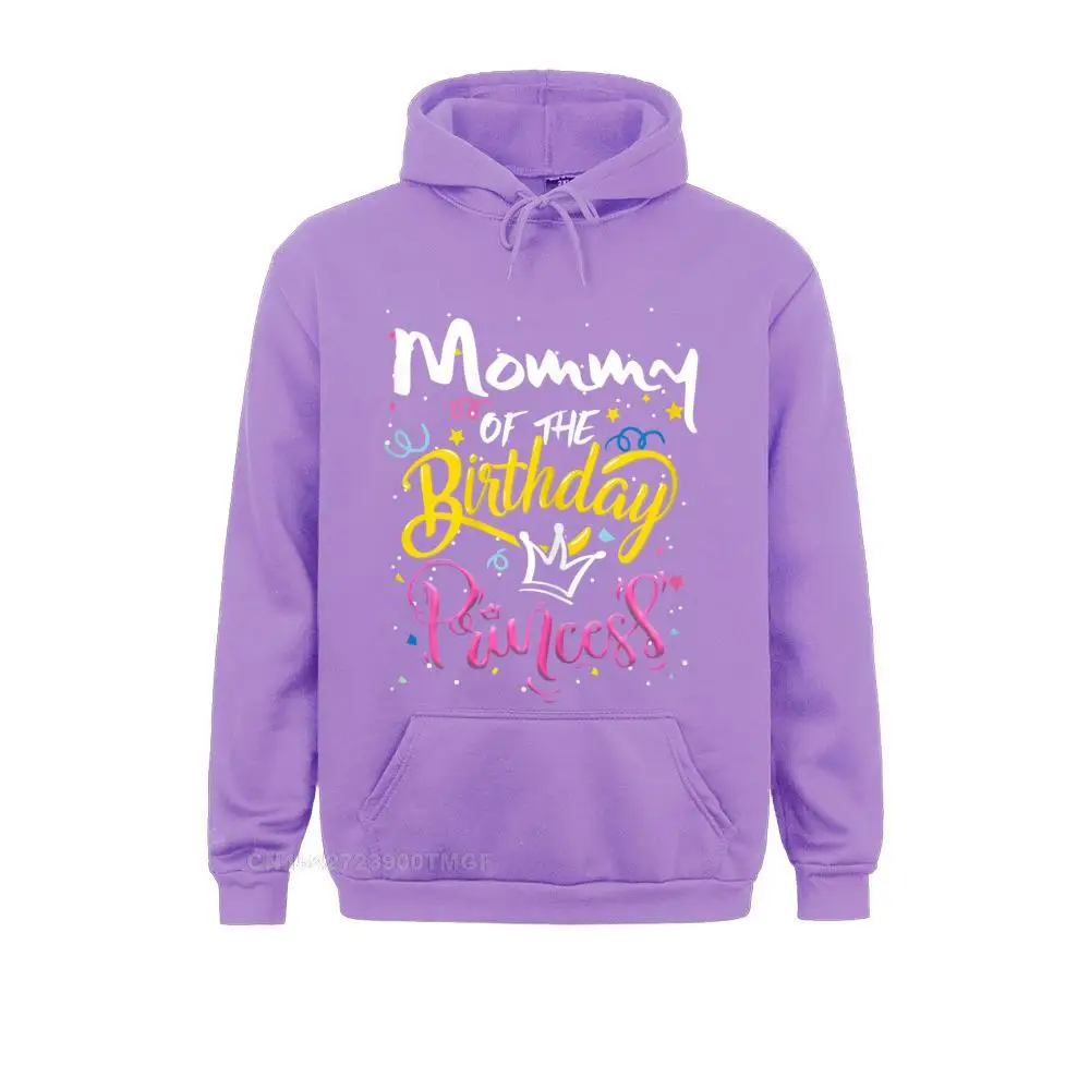 Womens Mothers Day Mommy Of The Birthday Princess Cute Lovely T-Shirt Funny Mens Hoodies Hoods Fitted Long Sleeve Sweatshirts