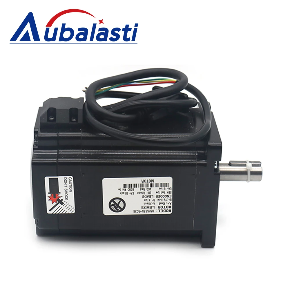 Aubalasti JSS Nema34 12N.m Closed Loop Stepper Motor Driver Kits Shaft Dia.14mm 8A HSS86+86HSE12N-BC38 for CNC Engraving Machine