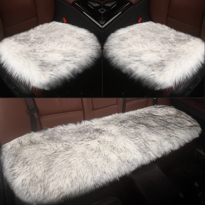 Supply New winter Car long plush Cushion / Car Seat Cover Plush Seat Pad Wool Mat