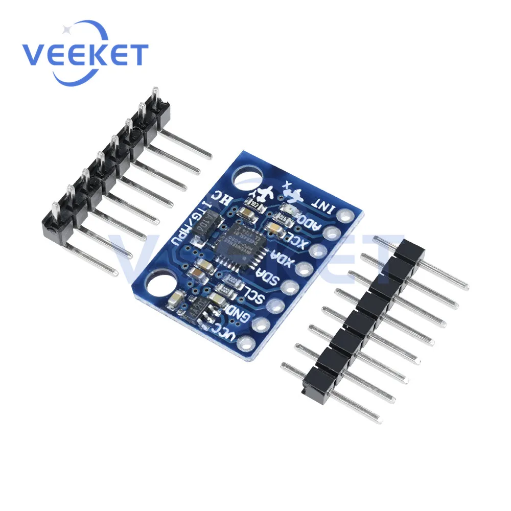 1-10Pcs GY 521 MPU-6050 3 Axis Analog Gyroscope Sensors Module MPU6050 3 Axis Accelerometer Board for Arduino DIY