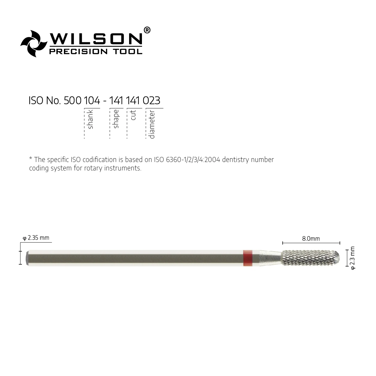 WilsonDental 5001601 Pieza De Baja Velocidad Tools Tungsten Carbide Dental Burs for Trimming Metal