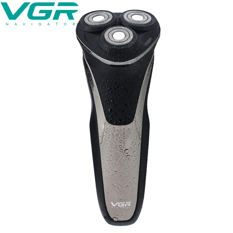 VGR 306เครื่องโกนหนวดไฟฟ้า Professional 3 In1 3หัวโกน1 Key สวิทช์ USB Body มีดโกนซักผ้า V306
