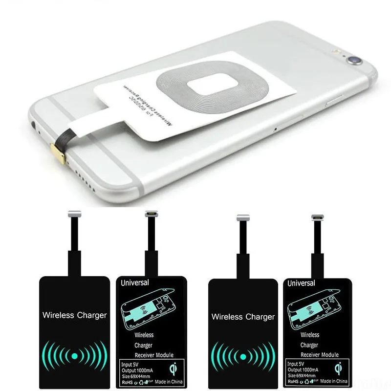 Qi Draadloos Opladen Kit Zender Oplader Adapter Receptor Ontvanger Pad Coil Type-C Micro Usb Kit Voor Iphone Xiaomi huawei