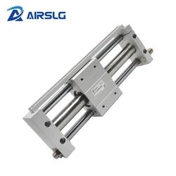 CY1S CDY1S Magnetically Coupled Rodless Cylinder Slide Bearing 10 15 20 25 32 40mm Bore 100-500mm Stroke Pneumatic Actuator