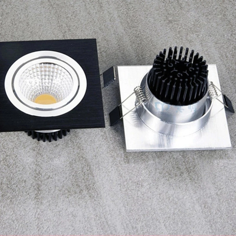 Imagem -02 - Diodo Emissor de Luz Regulável Incorporado Downlight 9w 12w 15w 18w 24w 30w Epistar Chip Cob Luzes do Ponto Lâmpada de Teto Ac90260v para Iluminação Doméstica