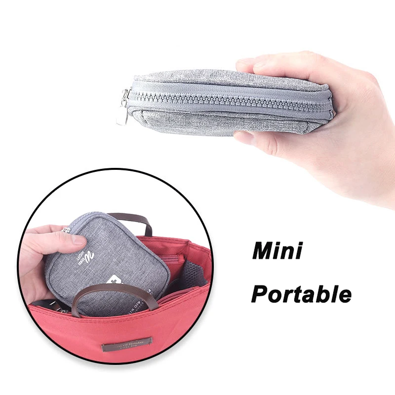 Mini Portable Medicine Storage Bag Camping Outdoor Travel First Aid Kit Medicine Bags Organizer Emergency Survival Bag Pill Case