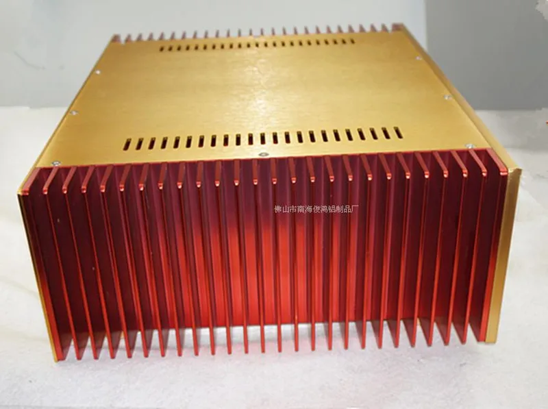 JH68 Hifi Alle Aluminium Audio Versterker Chassis Grote Klasse A Versterker Chassis/Amp Behuizing/Case/Diy Box (430*160*361Mm)