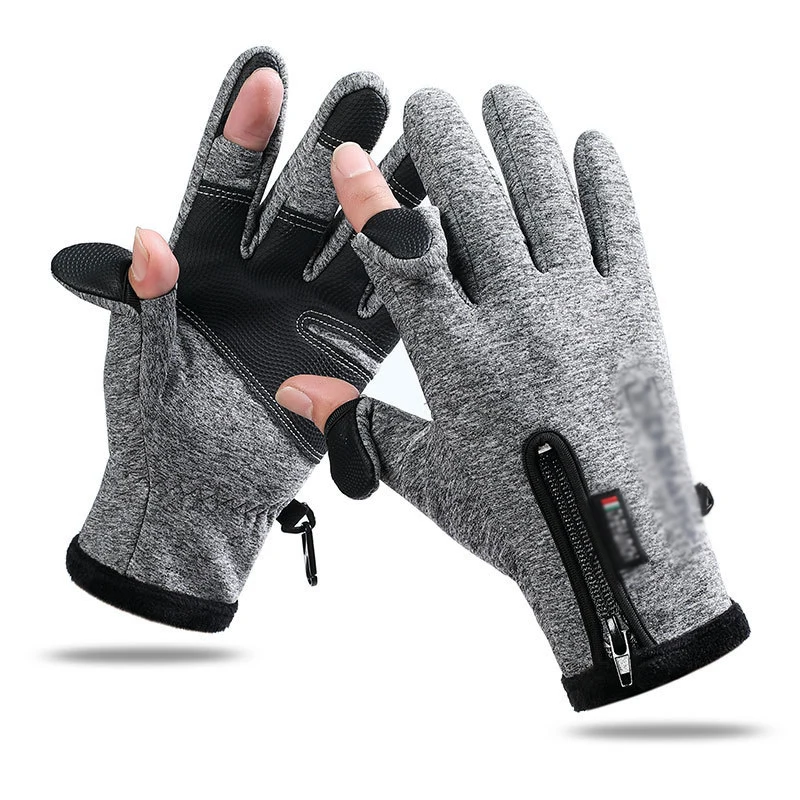 

Mittens Women's Winter Fishing Gloves Touch Screen Plus Velvet Warm And Waterproof Outdoor Sports Cycling Gloves