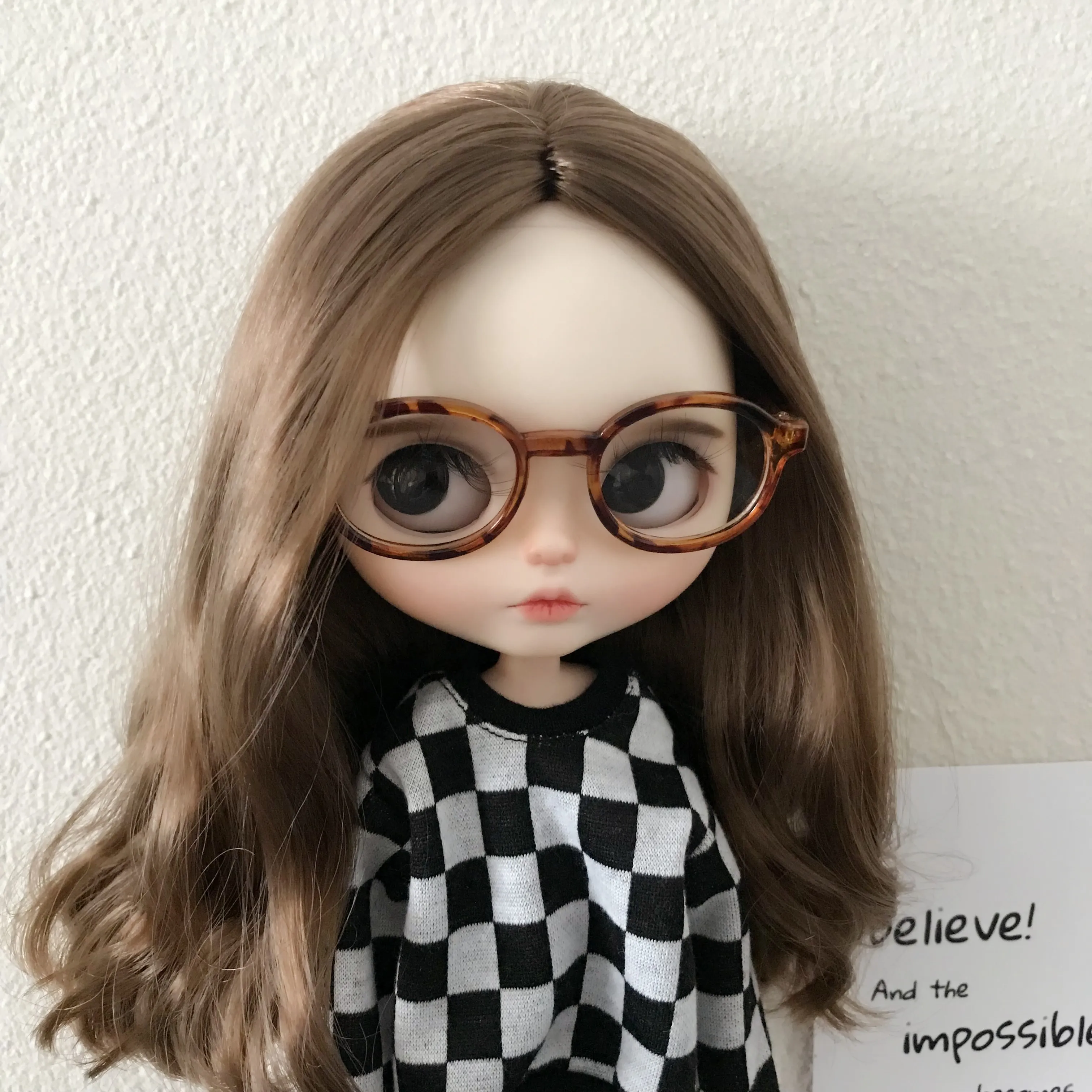 Accorted Colors BJD Blyth Colorful Sunglasses or Blyth Long Sleeve Hoodie Doll Clothes Accessories