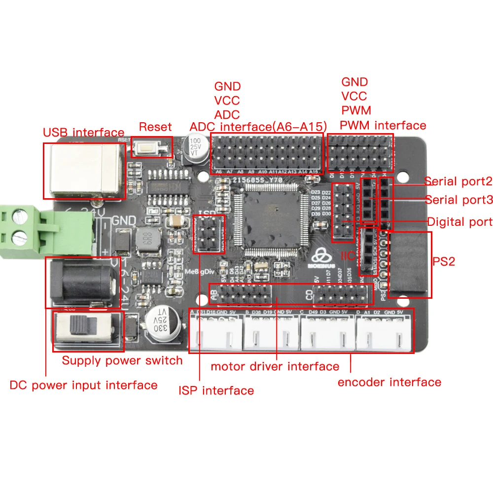 Controlador PID para Arduino PS2/HC-06 para Motor Dual DC 24V, Kit de Chasis de coche de tanque de Robot inteligente, piezas de juguete de vástago DIY