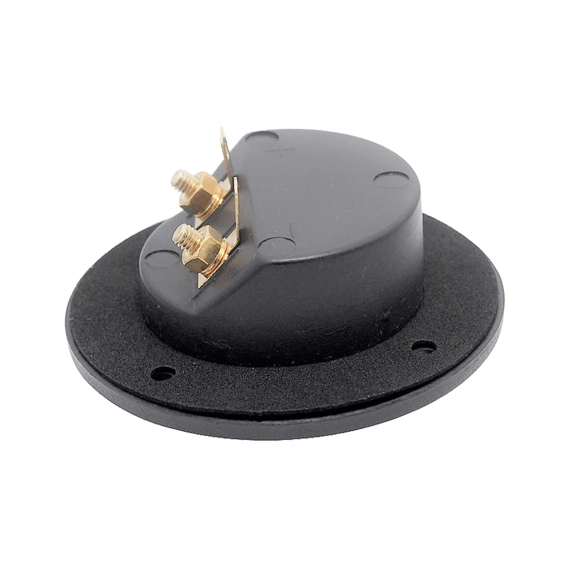 2PC Speaker Terminal Double Binding Post Round Input Plate For Home Theater Sound Bar Audio HiFi Bookshelf Speaker