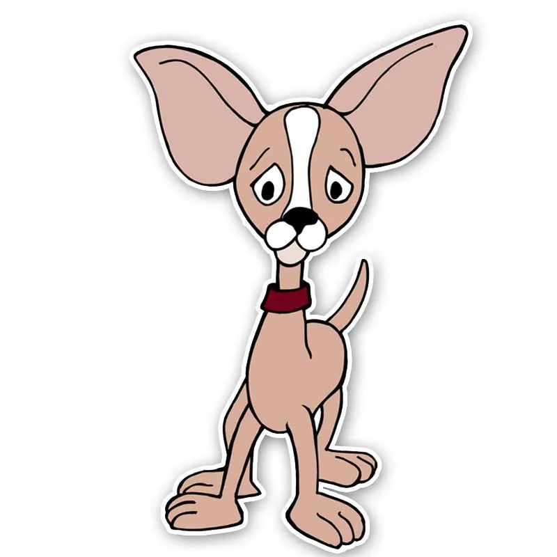 Interesting Cartoon Dog Car Sticker Accessories KK Vinyl PVC 13cm*9cm Motorcycle Laptop Decal