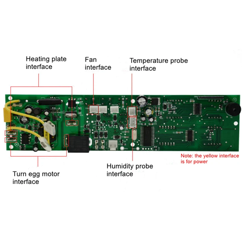 220V 80W Temperature Humidity Controller for Egg Incubator Thermostat Hygrostat DIY Incubation for Chicken Duck Goose