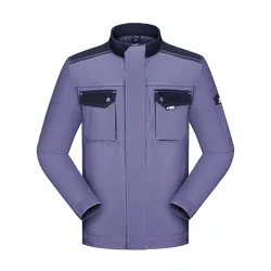 Saldatura tuta abbigliamento uomo giacca protettiva fabbrica riparatore utensili saldatore elettricista sicurezza officina maschile uniforme durevole