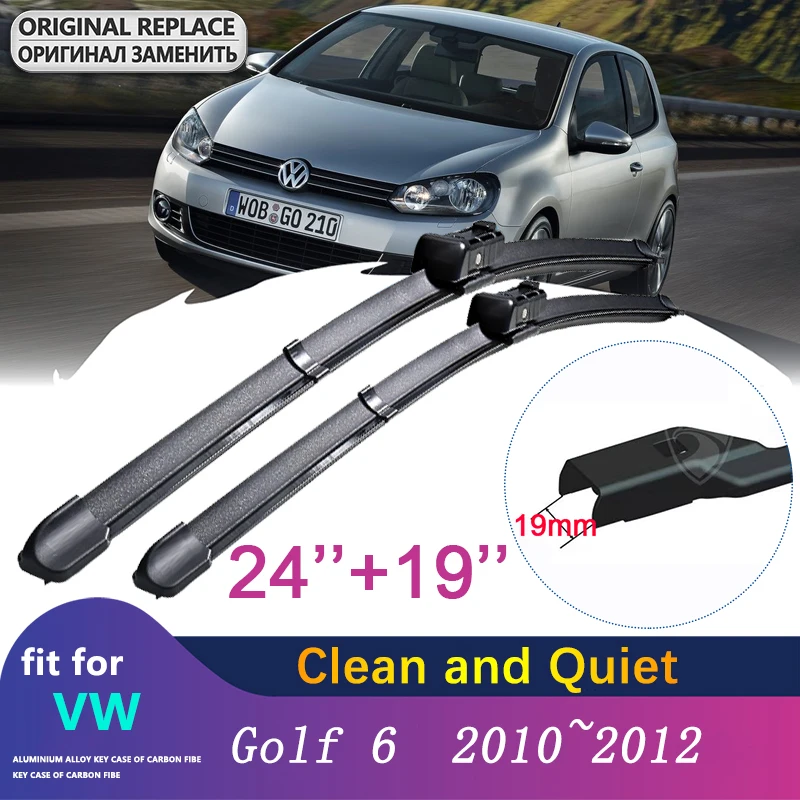 

for Volkswagen VW Golf 6 MK6 2009~2013 Car Wiper Blade 5K Front Windscreen Window Wipers Car Accessories 2010 2011 2012