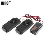 2 Speakers Motor Sound Simulator 10 Sound Effect Two Speakers Accelerator Linkage Engine Sound Group For 1/10 Rc Crawler