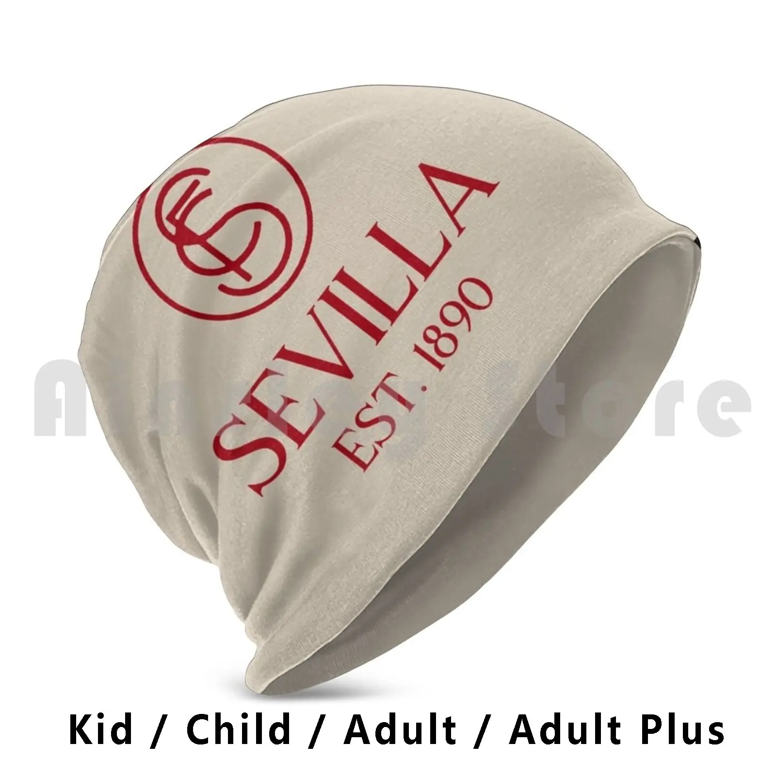 Sevilla Beanies Knit Hat Hip Hop Sevilla Sevilla Futbol Club Sevillistas Rojiblancos Andaluzia Spain