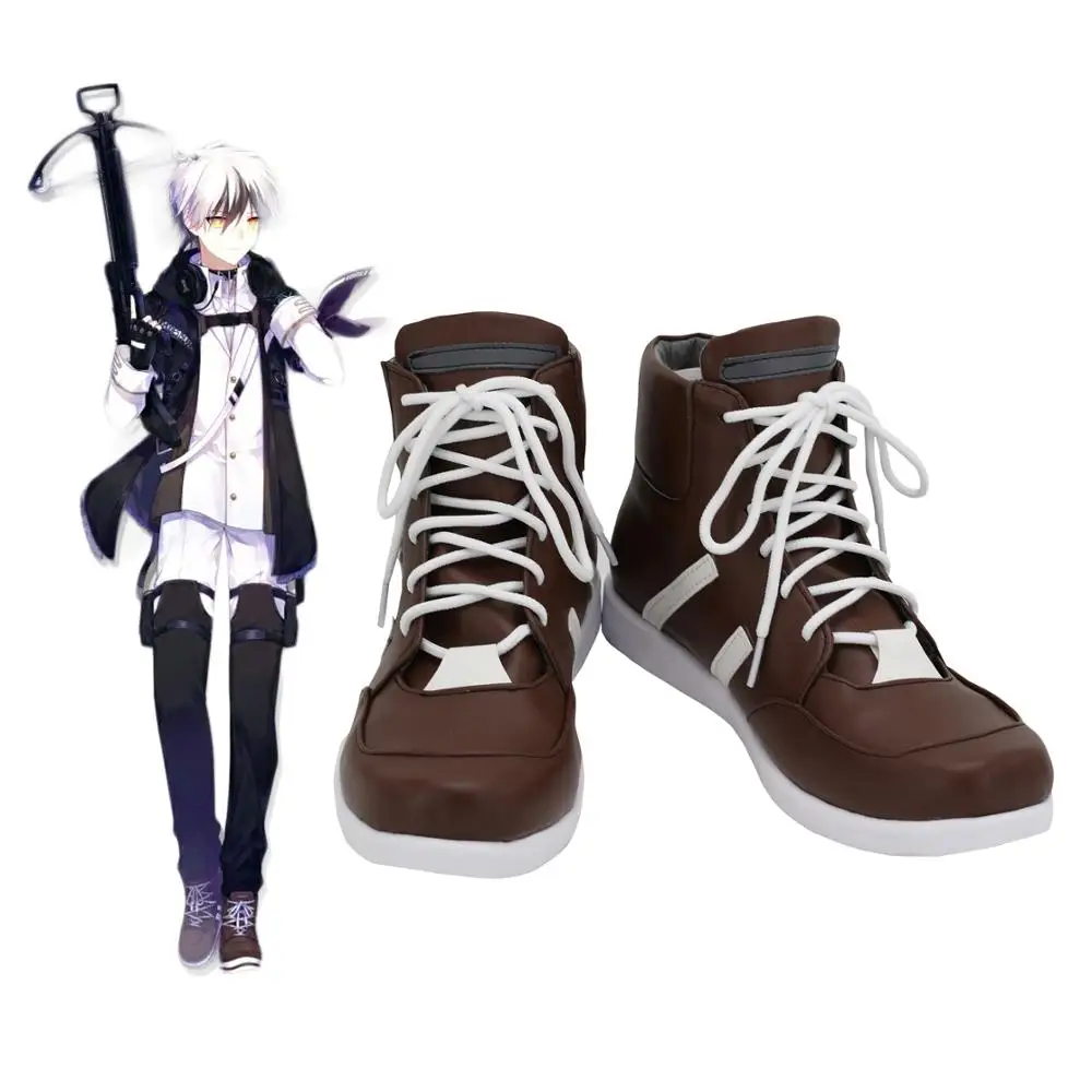 

Arknights Adnachiel Cosplay Boots Brown Shoes Custom Made Any Size