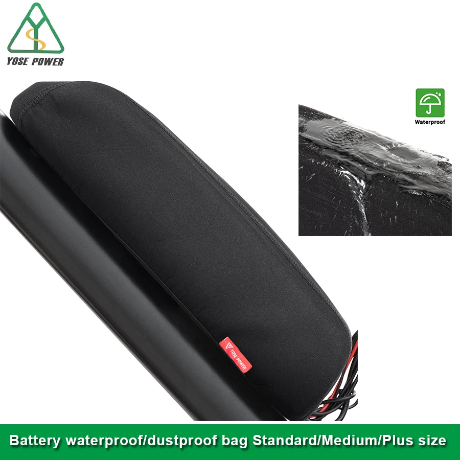 Bolsa elástica impermeable a prueba de polvo, bolsa estándar mediana de talla grande para Hailong Polly Tigershark, batería de bicicleta eléctrica,