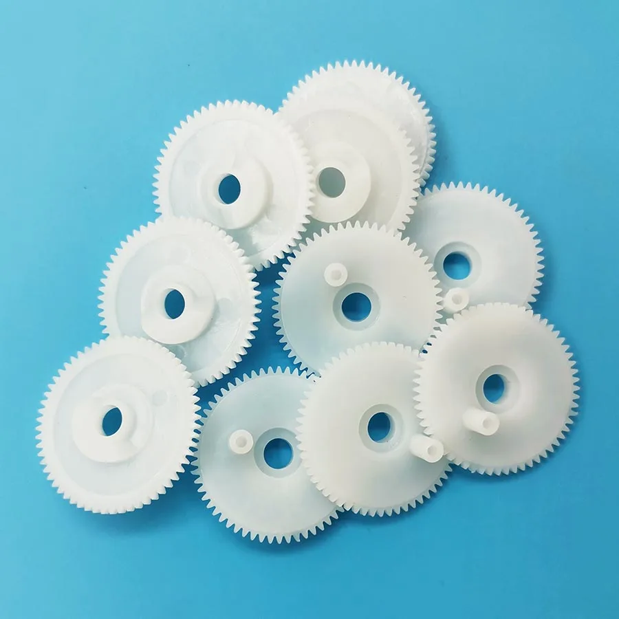 

605B 0.5M Plastic Gear Motor Gearbox 60 Teeth 5.36mm Shaft Hole Toy Accessories Technology DIY Model 10PCS/lot