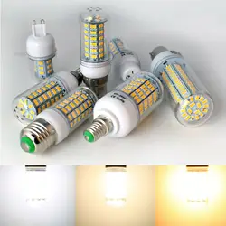 7w-25w führte Mais Glühbirnen e27 e14 b22 g9 gu10 Schraube Bajonett Basis 24/36/48/56/69/108 LED-Lampen Lampada 220v 230v ersetzen