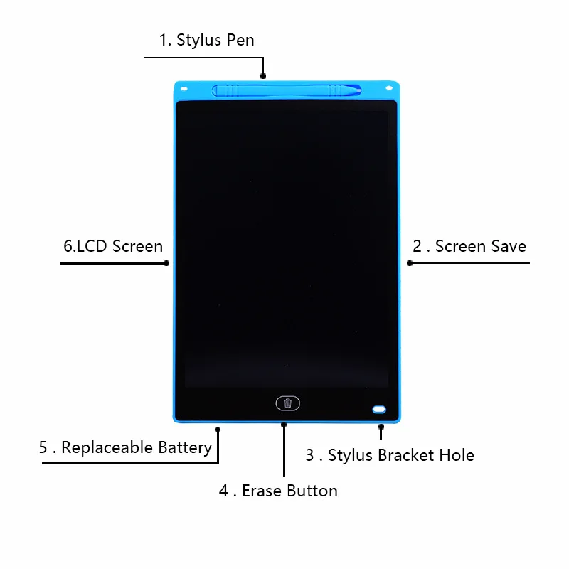 8.5Inch LCD Screen Electronic Drawing Board Colorful Writing Tablet Digital Graphic Drawing Tablets Kids Birthday Christmas Gift