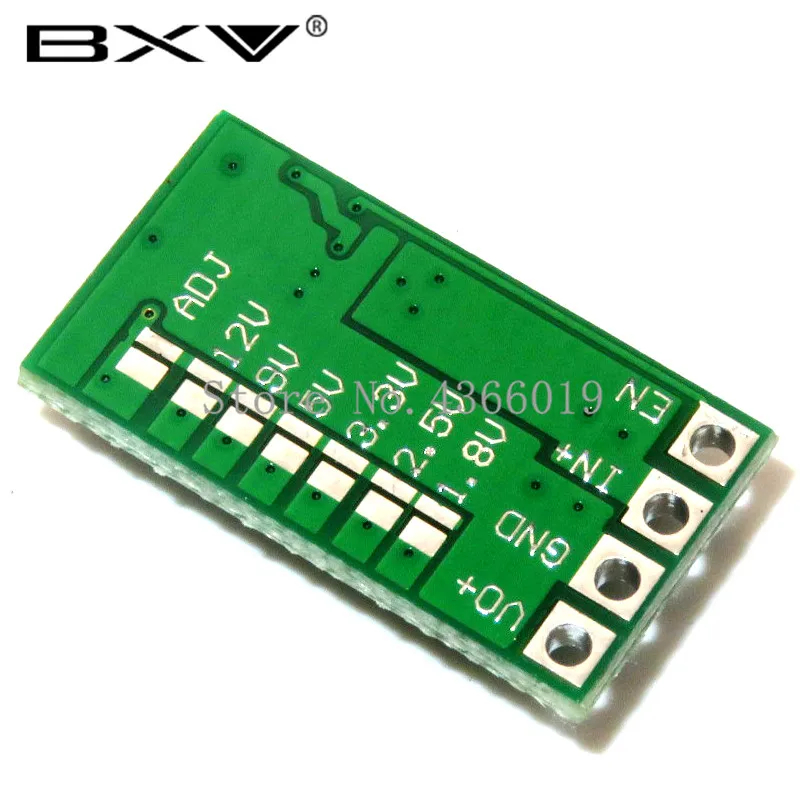 100pcs Mini DC-DC 12-24V To 5V 3A Step Down Power Supply Module Voltage Buck Converter Adjustable 97.5% 1.8V 2.5V 3.3V 5V 9V 12V