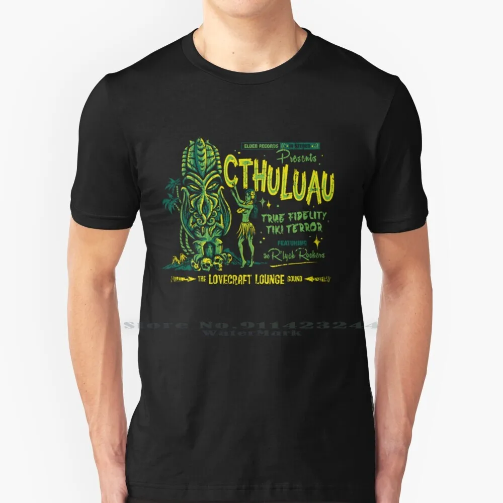 Cthuluau T Shirt Cotton 6XL Luau Cthulhu Kthulhu Rlyeh Tiki Vintage Retro Monster Original Funny Parody Heartjack