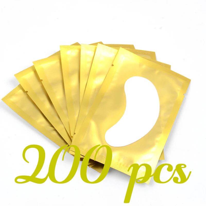 TDANCE 200 pièce/sac patchs en papier cils sous les yeux Patch peluches autocollants coussinets pour les yeux pour Extension de cils enveloppes greffées outils de maquillage