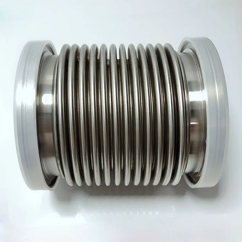 

ISO80 Flexible Vacuum Bellows Hydro-forming Stainless Steel SUS304 Vacuum Hose 100-500mm