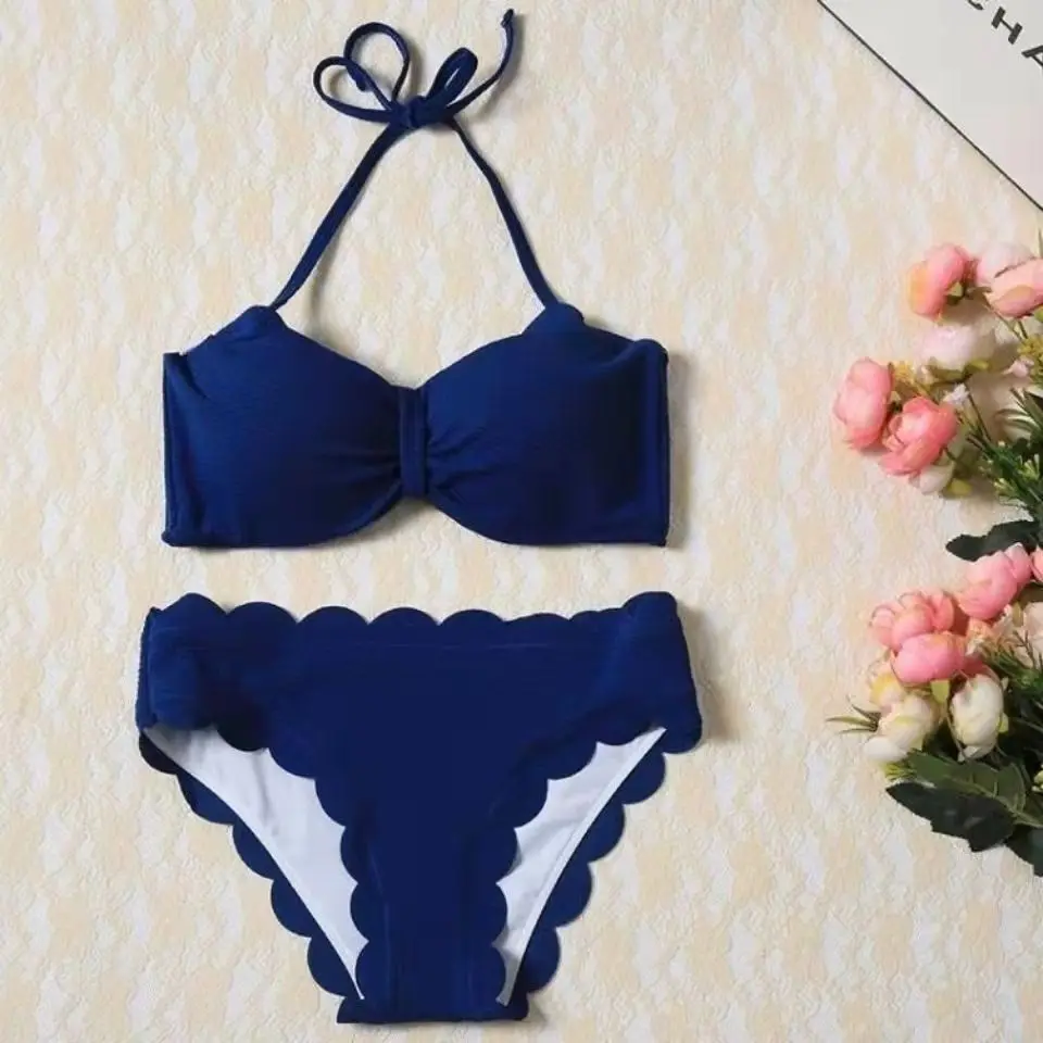 Swimsuit Lovely Lace Bikini Small Sexy Split Swimwear Women Bikini Girl Swimming Set Bikini Suit Beach Bathing Suit