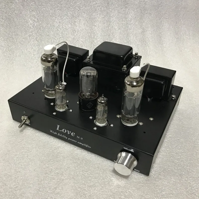 New 6G2 push 6P12P Class A Single-ended Vacuum Tube Amplifier 5W+5W Tube Amplifier Audio