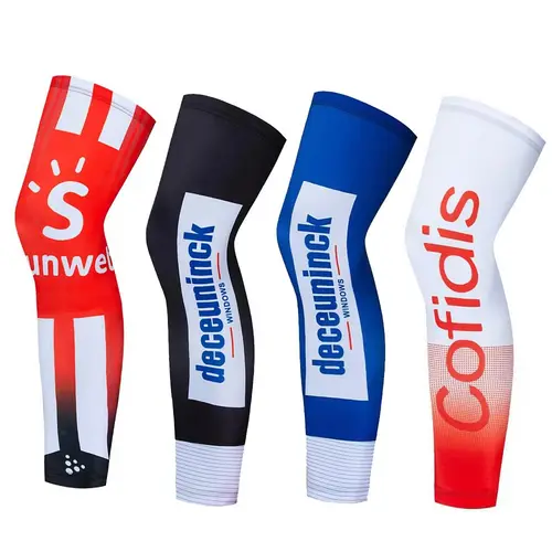 Imagen 2 del producto Férula de protección solar UV de longitud completa para piernas, soporte para espinillas, mangas protectoras para montar, rodillera de baloncesto, férula para pantorrilla