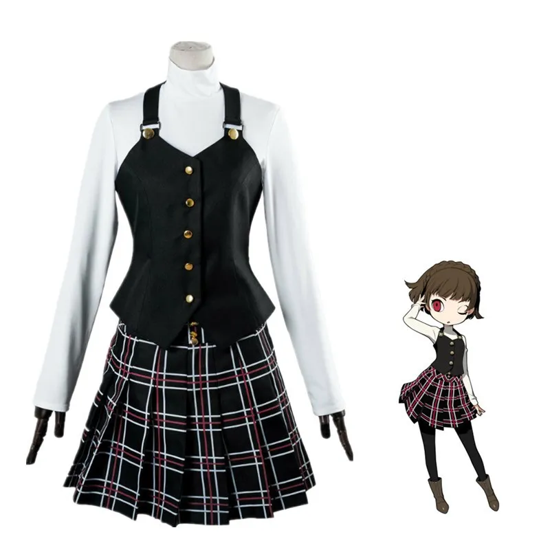 

HISTOYE Cosplay Costume The Game Persona 5 Costume Makoto Niijima Queen Cosplay Clothing for Women Halloween Costume Party