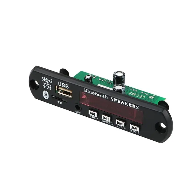 12V Bluetooth 5.0MP3 Decoder Board Met Eindversterker 25W * 2 Kleur Screen Met Opname Call Lossless Met afstandsbediening