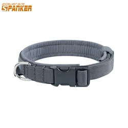EXCELLENT ELITE SPANKER Tactical Dog Collar Adjustable Duarable Dog Collars Quick Release Collar for Puppy