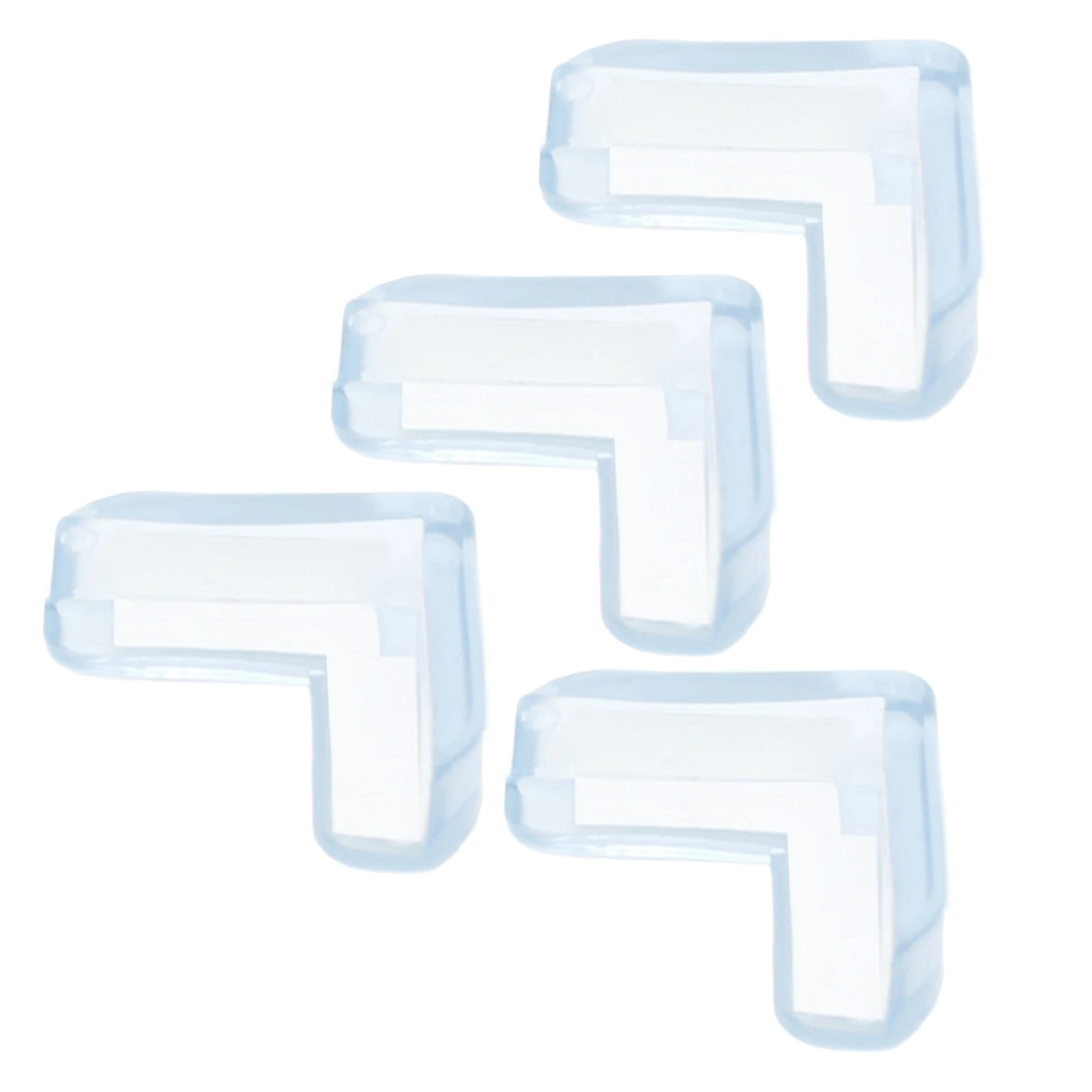 4PCS Child Safety Transparent Silicone Protector Table Corner Protection Cover Children Anticoll Liquid Silicone Rubber