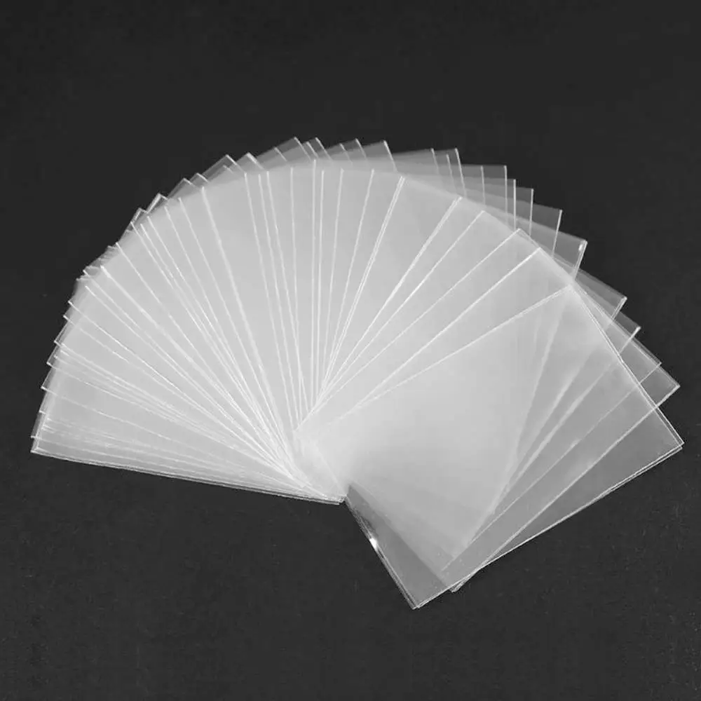 100Pcs Transparent Card Sleeves Magic Board Game Tarot Poker Cards Protector Bag 65*90mm 60*9mm 45*70mm 69x120mm